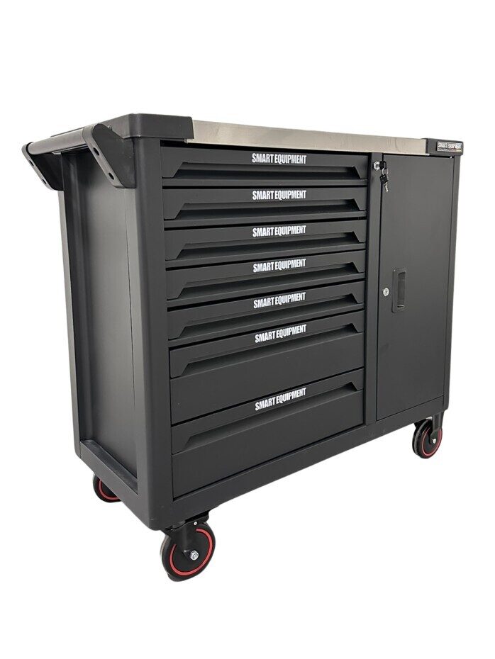 06-1055 INSTRUMENTU RATIŅI AR SKAPĪTI – AR 7 PILNĀM ATVILKTNĒM, 363 GAB.